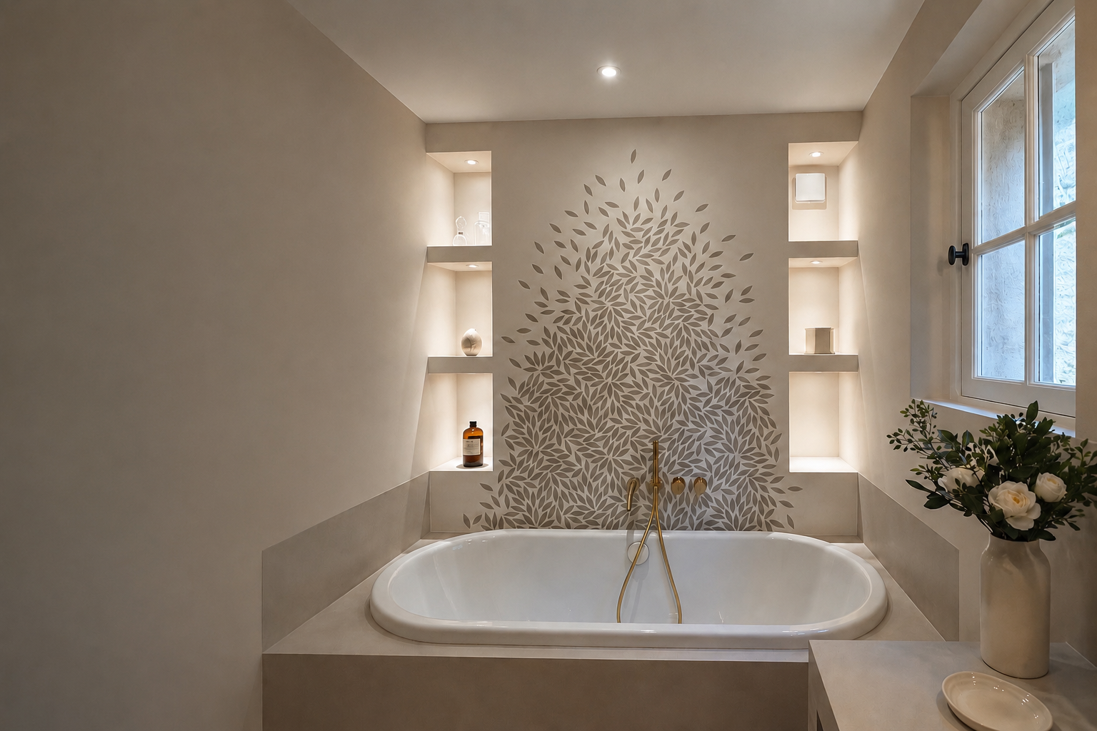 Salle de bain sur-mesure — rénovation haut de gamme RJM